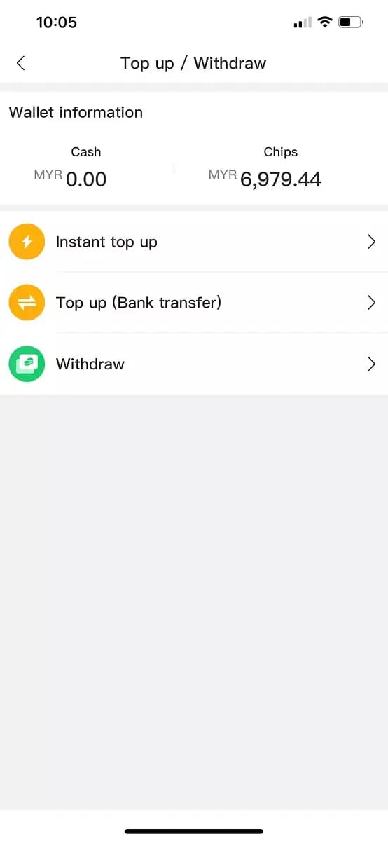 Step 1 WInbox Withdraw Login Register