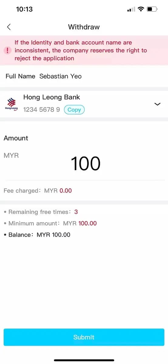 Step 2 WInbox Withdraw Login Register