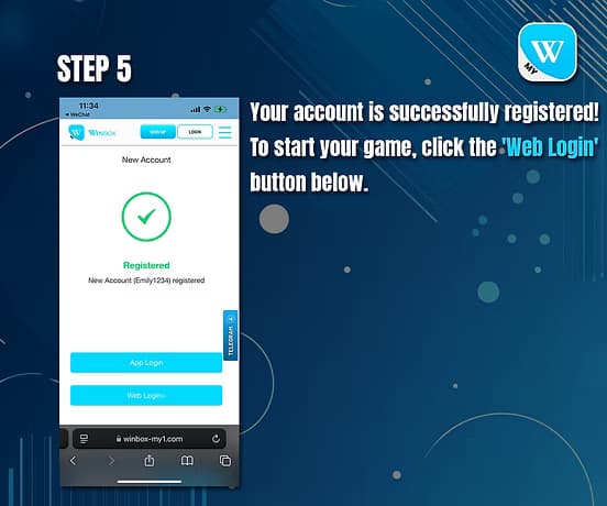 Winbox register step 5