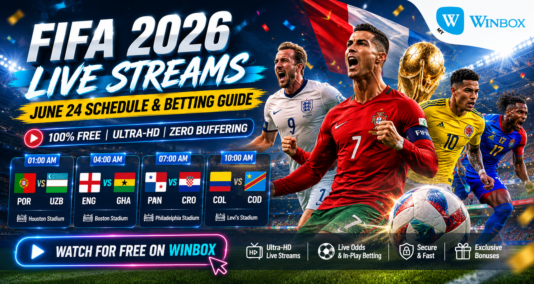 FIFA 2026 LIVE STREAMS