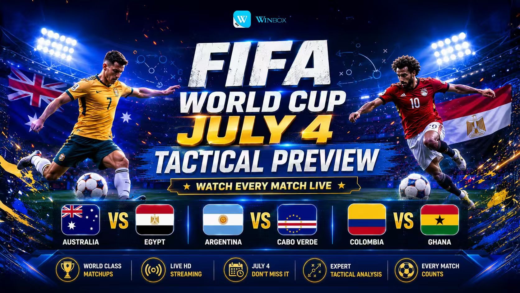 Preview Taktikal FIFA World Cup 4 Julai: Tiga Perlawanan Yang Mampu Mengejutkan Peminat Bola Sepak