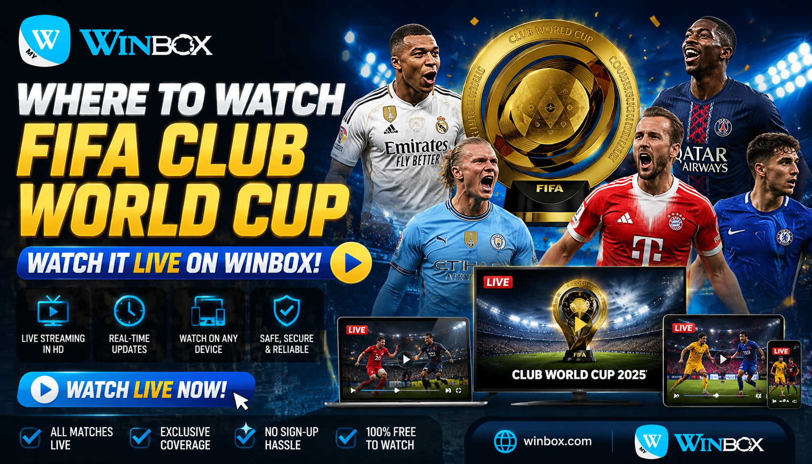 在哪里观看FIFA Club World Cup