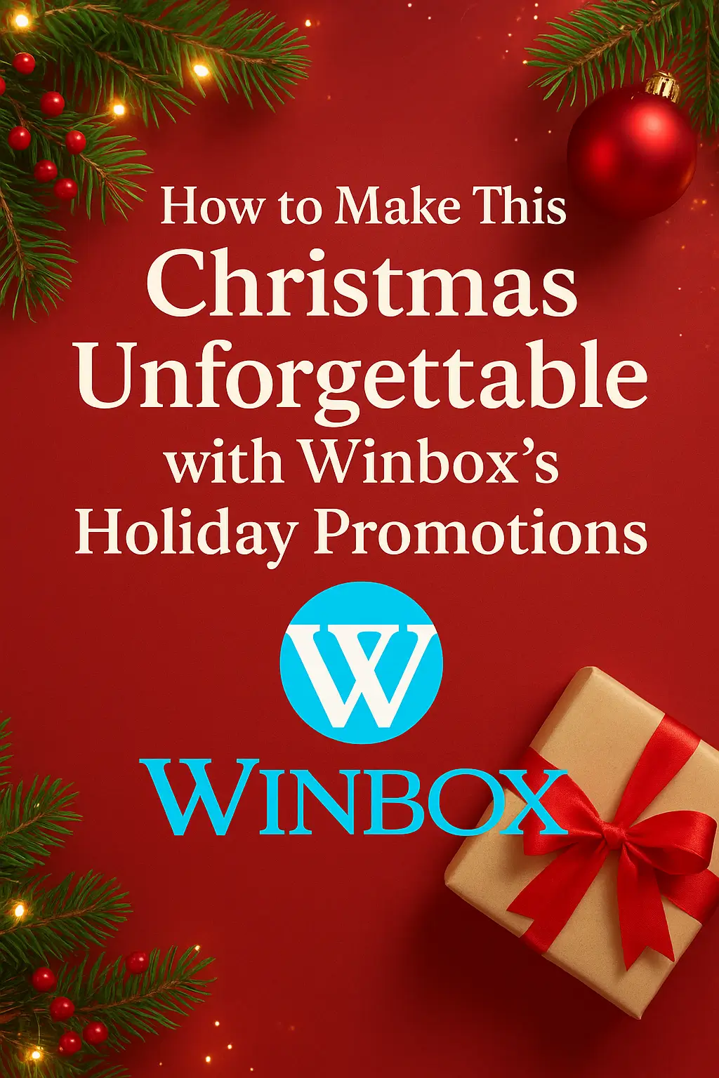 The Christmas season is a time for celebration, connection, and joyful moments. At Winbox, we believe the holidays should be filled with excitement—and what better way to enjoy the season than with festive promotions and special rewards created just for our players?