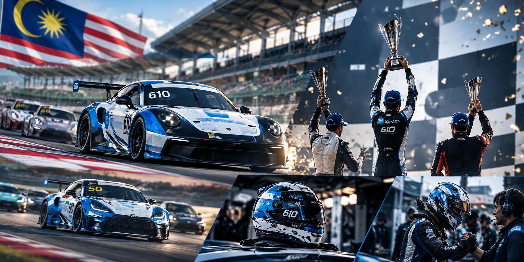 Race highlights and podium moments